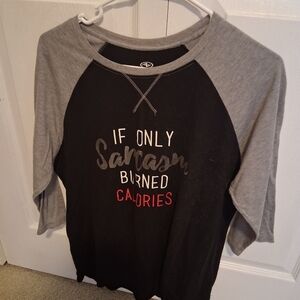 Women's Athletic Works 3/4 length sleeve top